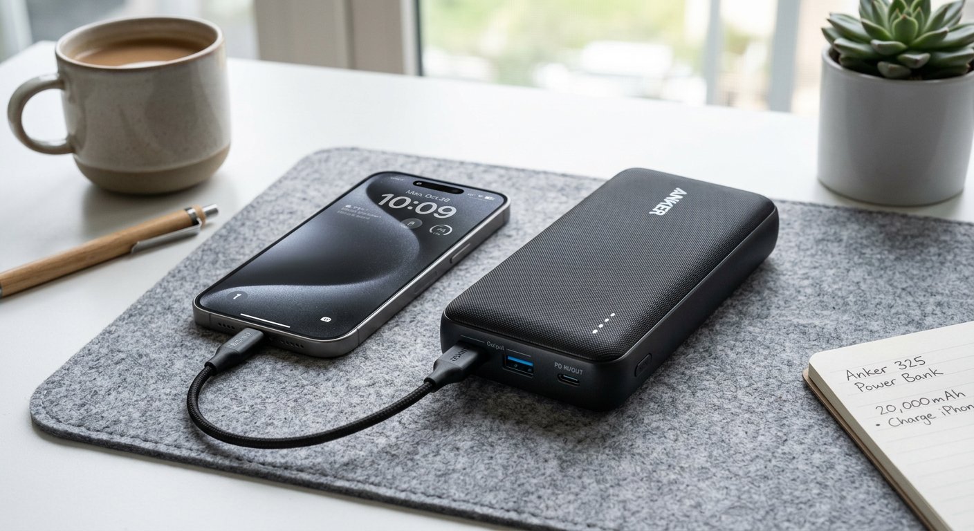 Anker 325 PowerCore Essential 20K Power Bank